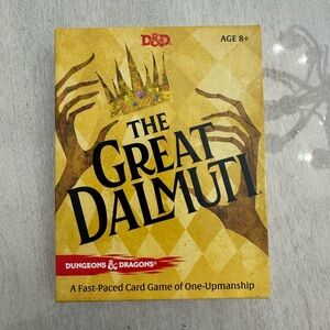 NWOT The Great Dalmuti Card Game D&D Edition